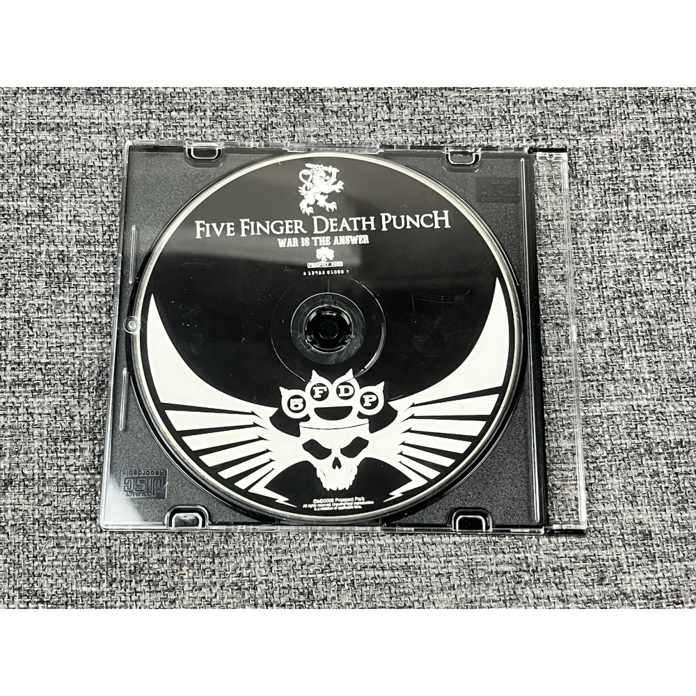 War Is the Answer by Five Finger Death Punch (CD, 2009) Cd Only